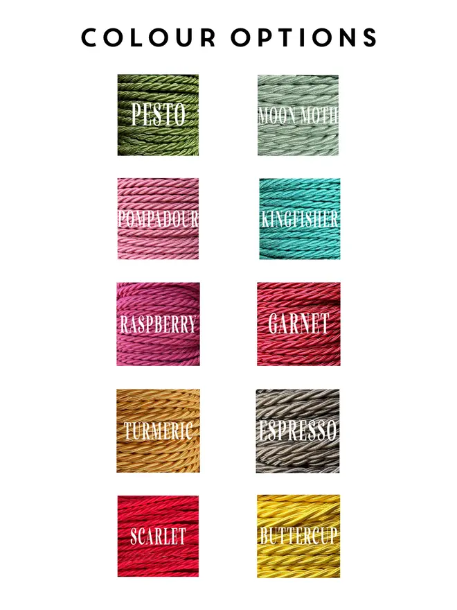 Lola's Leads Festoon Colour Options