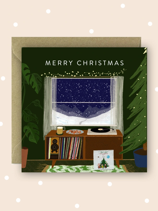 Christmas records Card