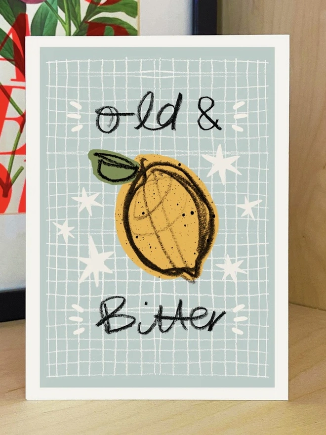 'Old & Bitter' Card
