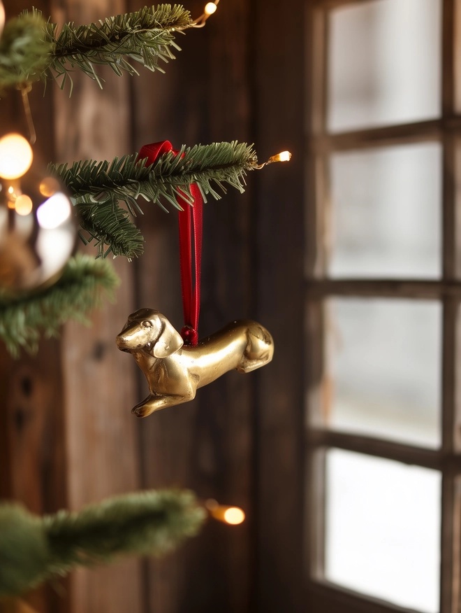 Dog Christmas Tree Decoration by Adams & Mack