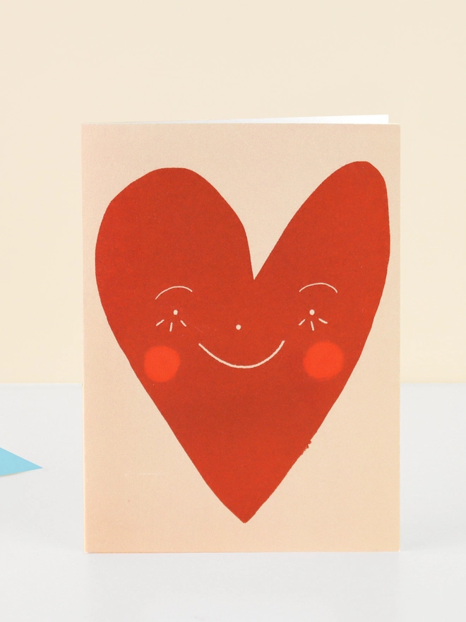 Wonky Heart Love Card