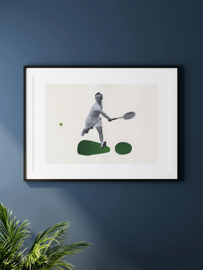 Summer Match. A male tennis portrait.