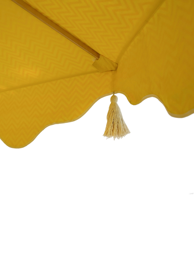 'Orange Aretha' Octagonal Garden Parasol