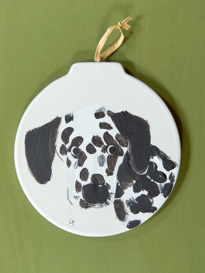 Personalised pet Christmas tree decoration