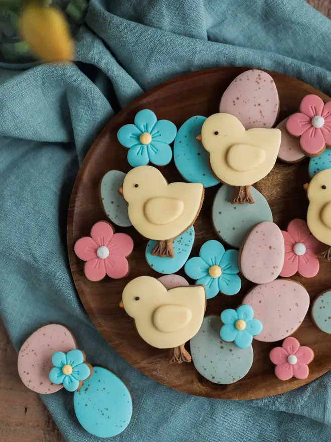 Springtime Iced Biscuit Jar