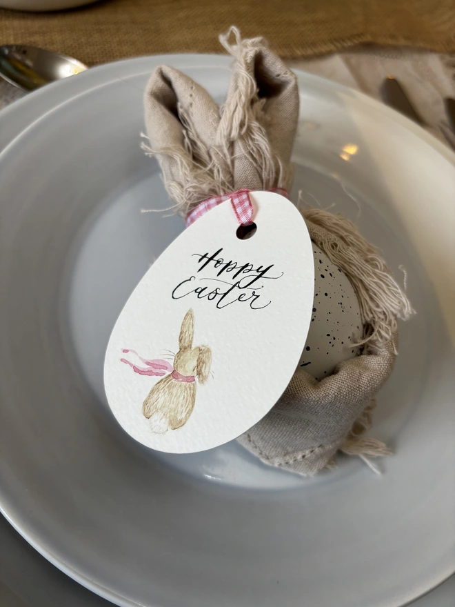 Hoppy Easter Gift Tag