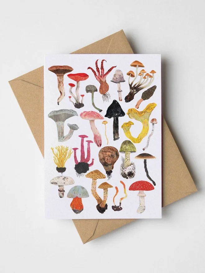 Mushrooms Greeting Card