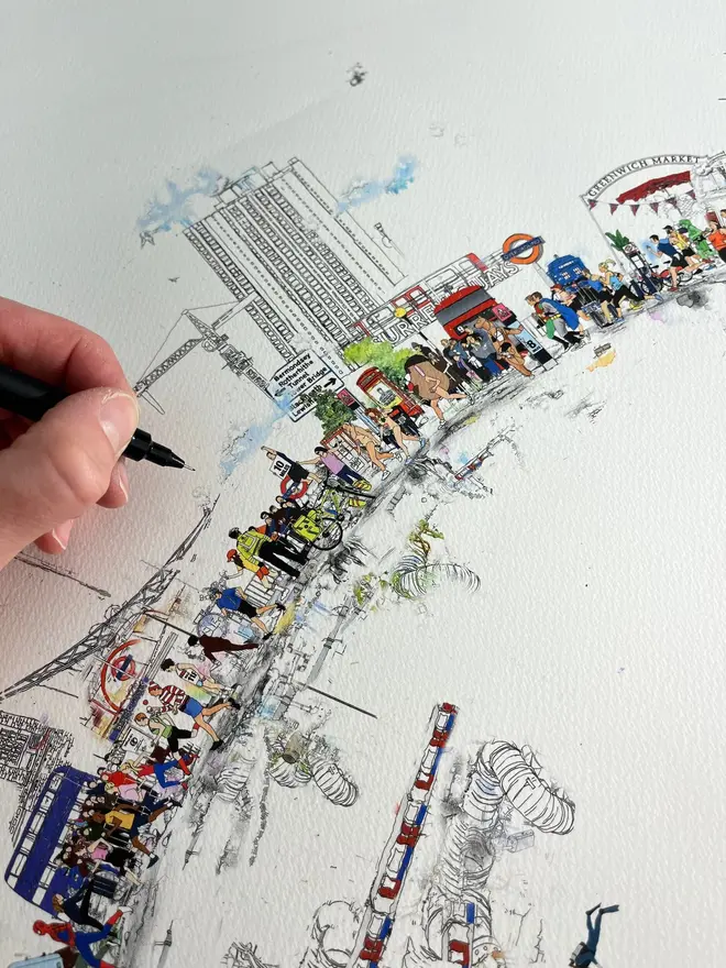 Personalised London Marathon Print