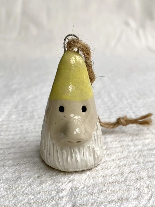yellow gnome decoration