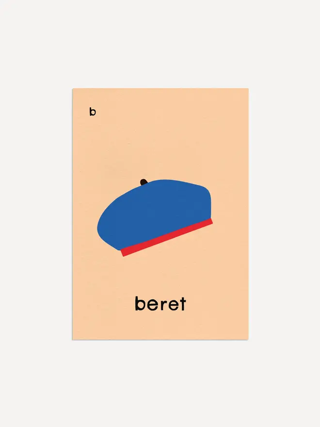 'Beret' Print