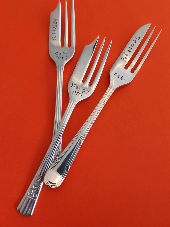 Personalised Vintage Cake Fork