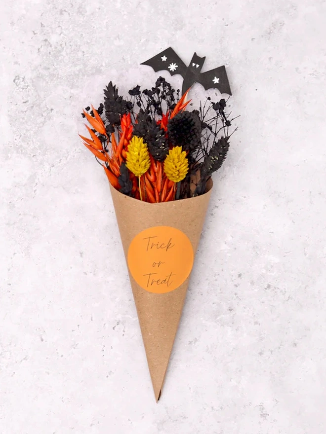 Halloween Dried Flower Posy