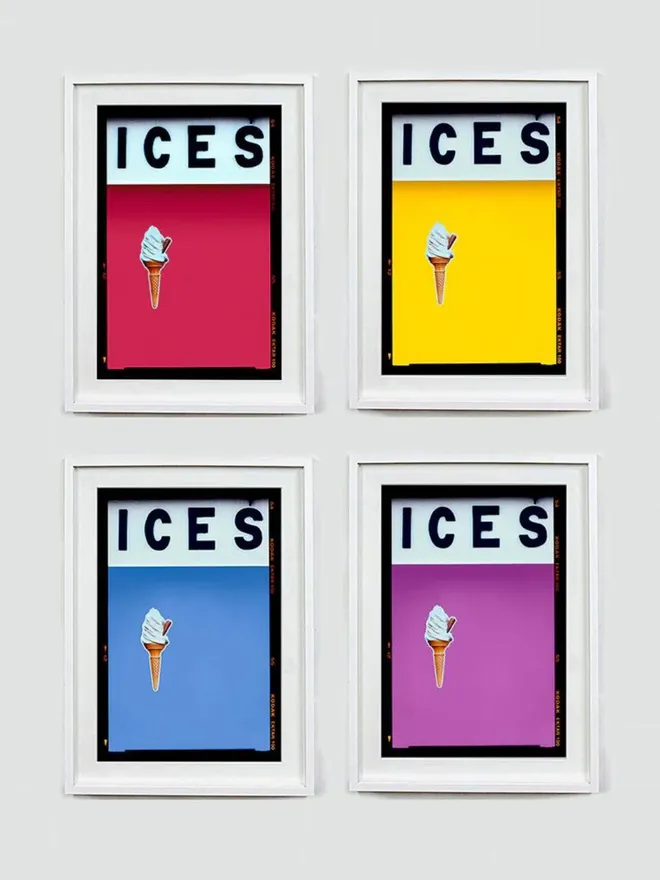 'ICES', Raspberry, Bexhill on Sea, Colourful Artwork