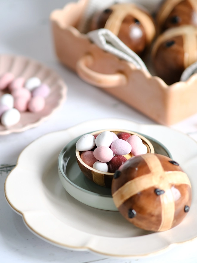 Easter Hot Cross Buns With A Hidden Twist