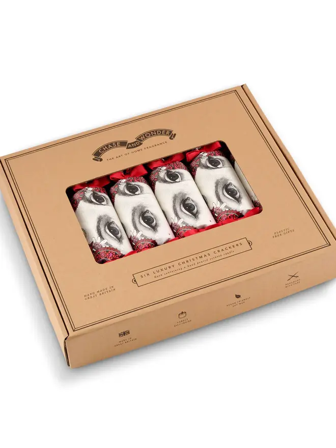 Christmas Lady Luxury Christmas Crackers (Set Of 6)