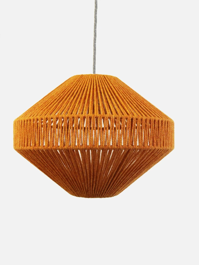 Small Capsule orange pendant lampshade
