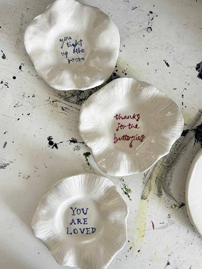 'You Are Loved' Mini Ceramic Plate