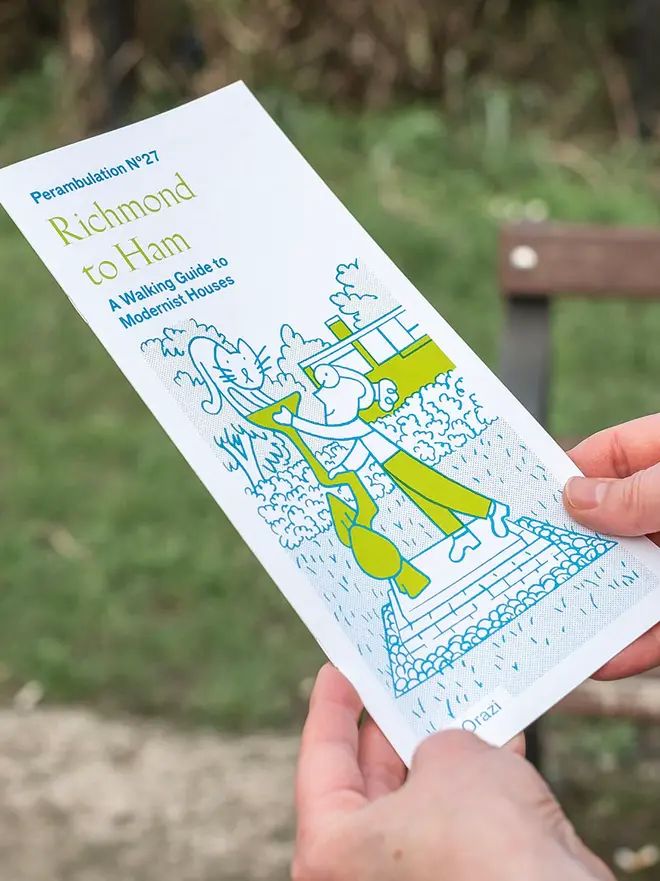 richmond to ham london walking guide. a walking map of south west london.
