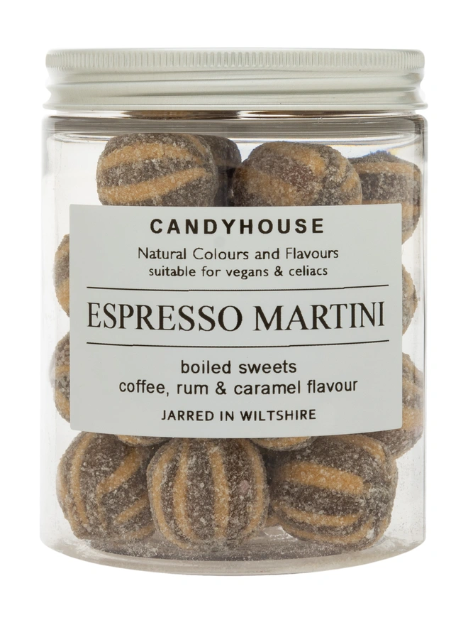 Candyhouse Cocktail Mocktail Sweets Espresso Martini in A Jar