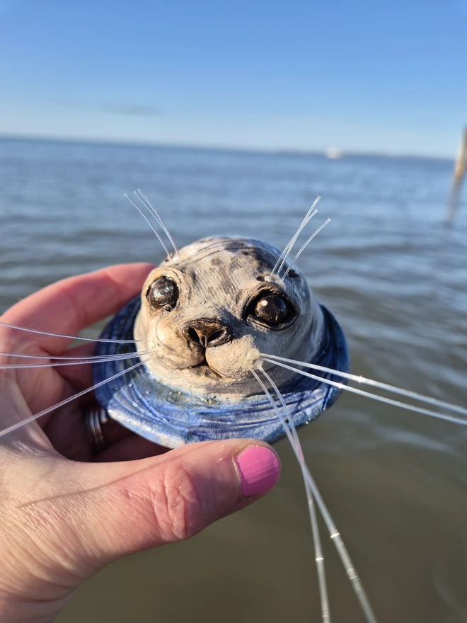 Seal Ceramic Sculpture 