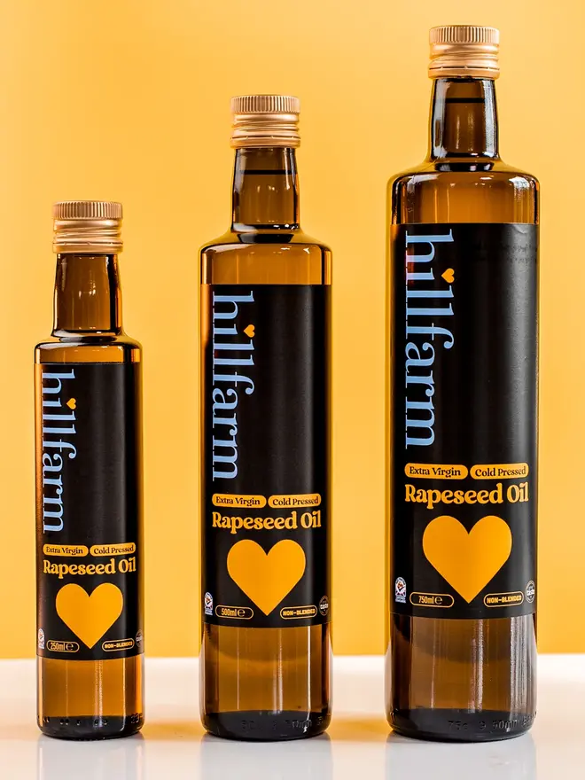 Pure Extra Virgin Cold Pressed Rapeseed Oil