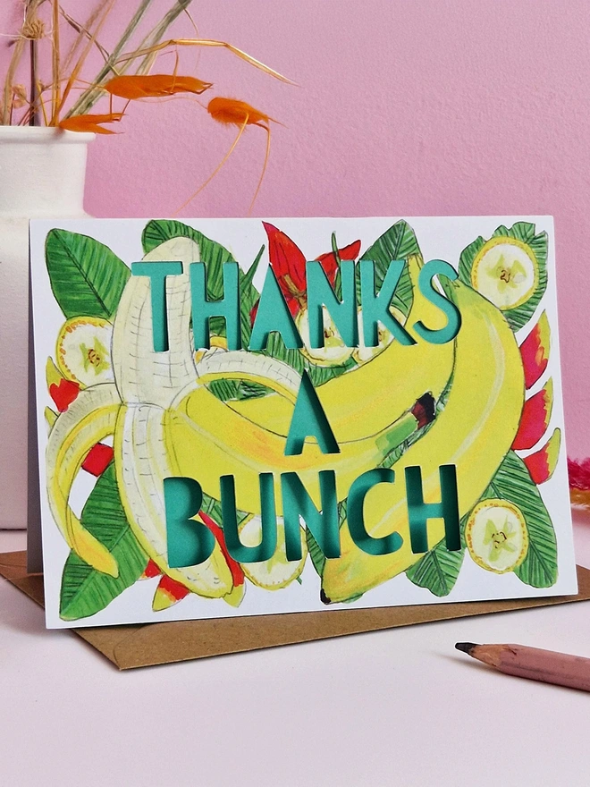 'Thanks A Bunch' Thank You Card