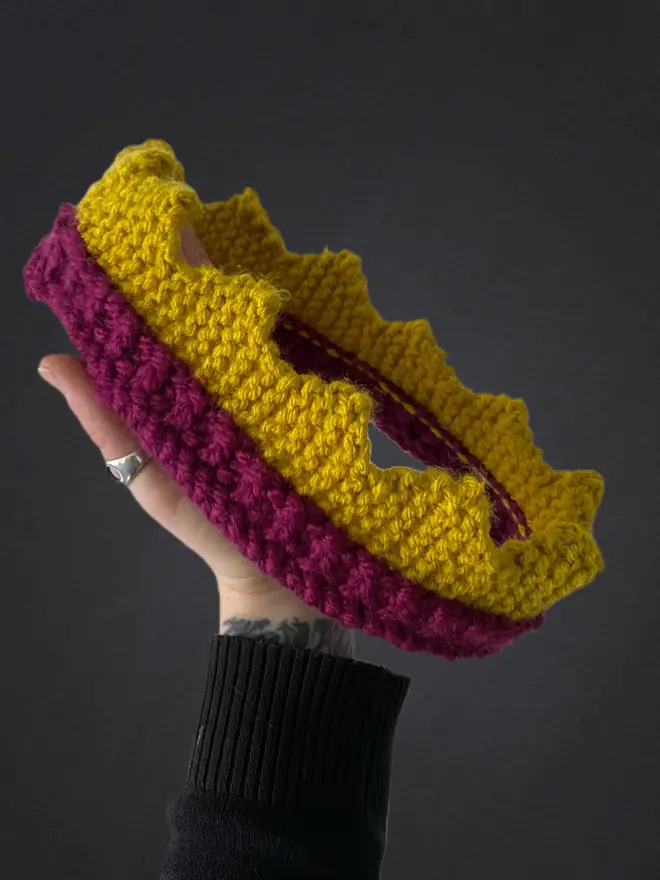 Chunky Knit Mini Festive Crown