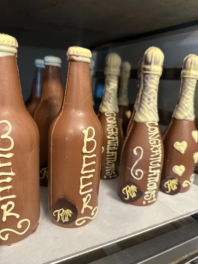 Beer and Champagne Bottles