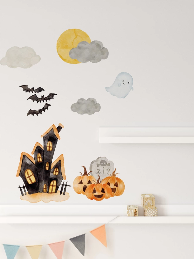 halloween wall stickers