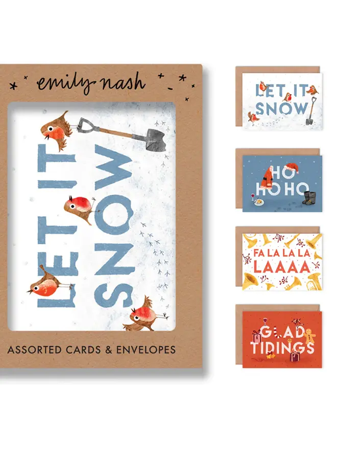 christmas quotes card pack