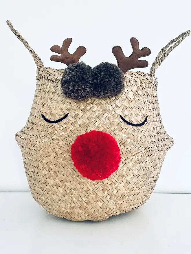 Reindeer Belly Basket 