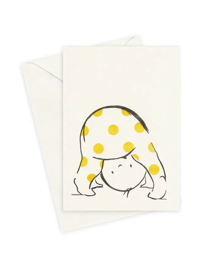 Letterpress Printed Unisex Baby Handcrafted Card