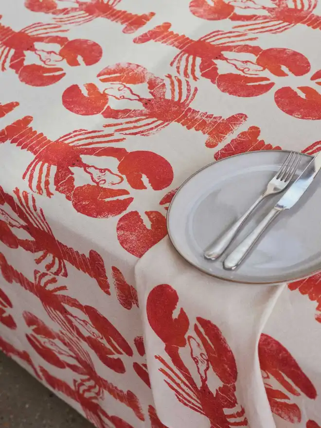 Lobster tablecloth