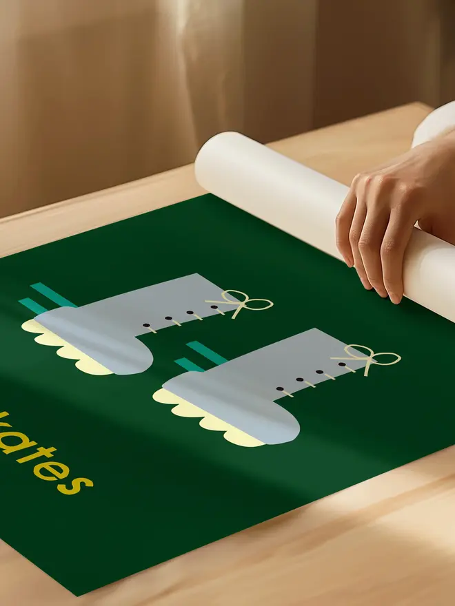 'Ice Skates' Print