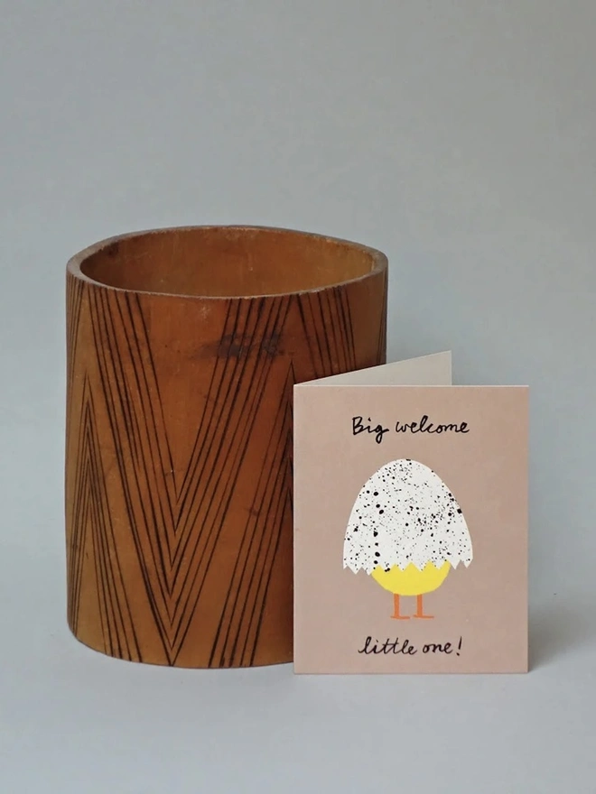 'Big Welcome Little One' Baby Card