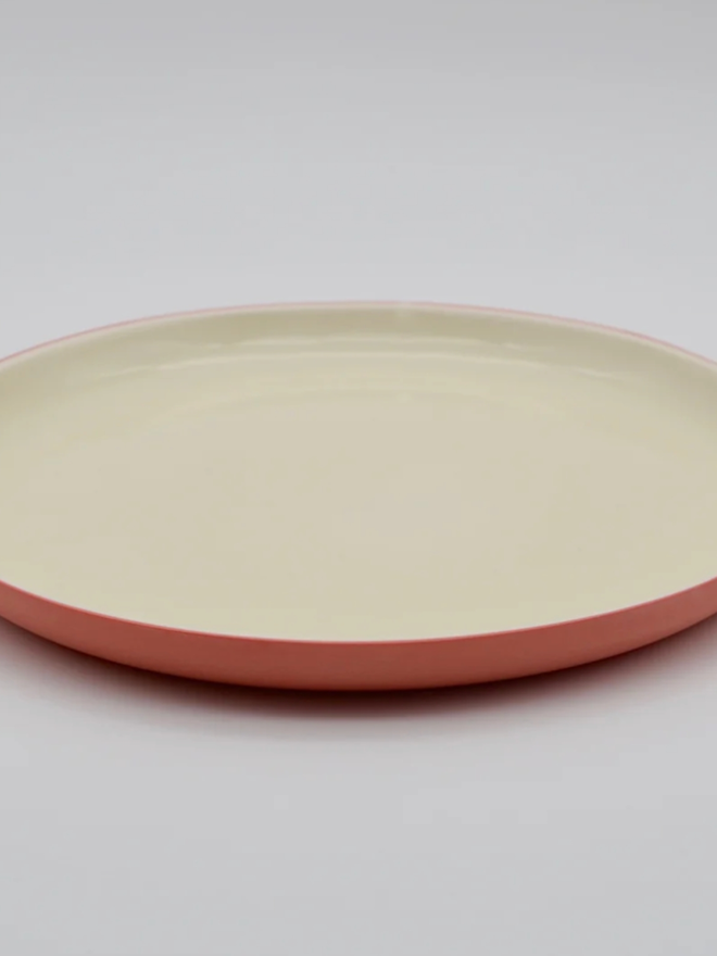Dinner Plate. A pink dinner plate.