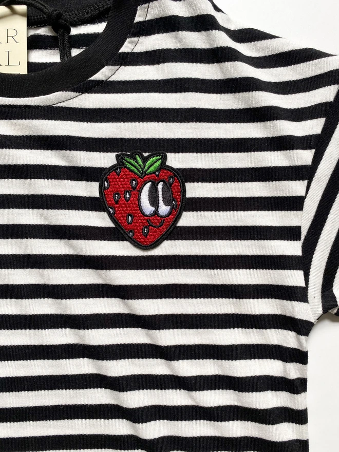 Strawberry Applique T-Shirt