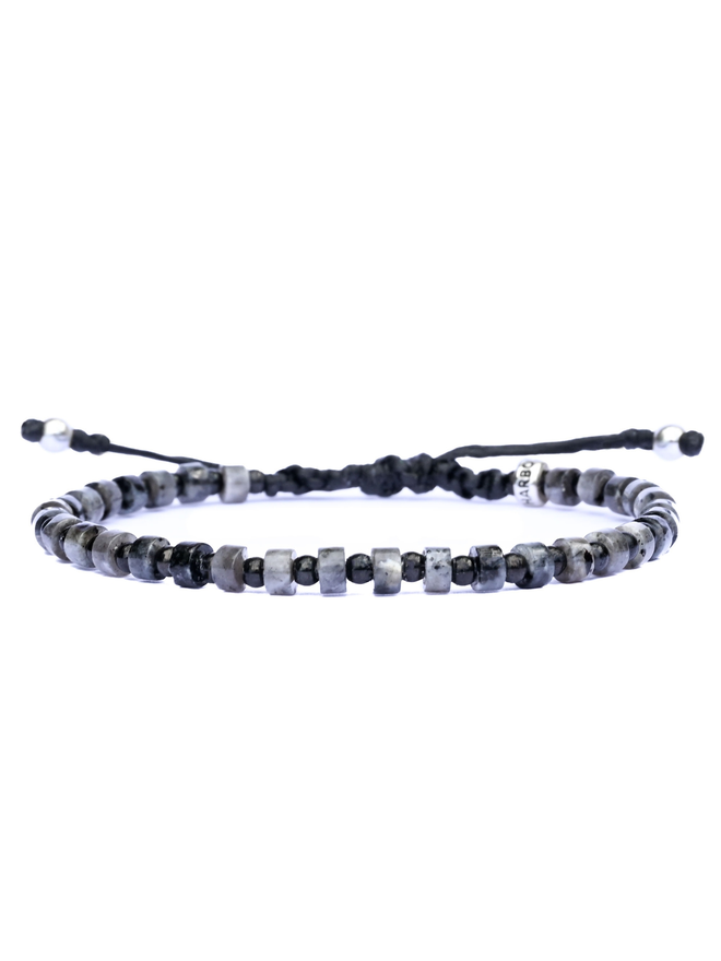 black labrorite stone bracelet