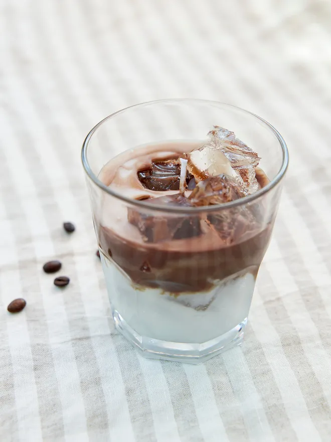 Iced coffee candles