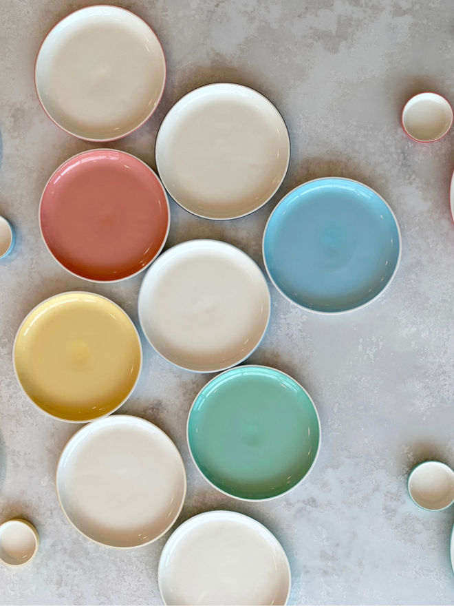 Small Plate. A selection of various small plates.