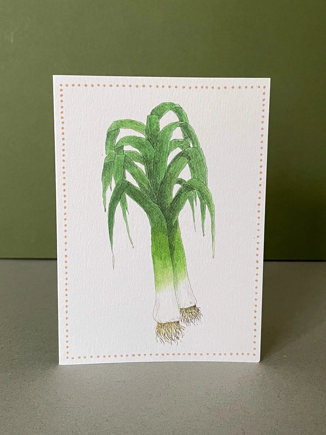 Leek card