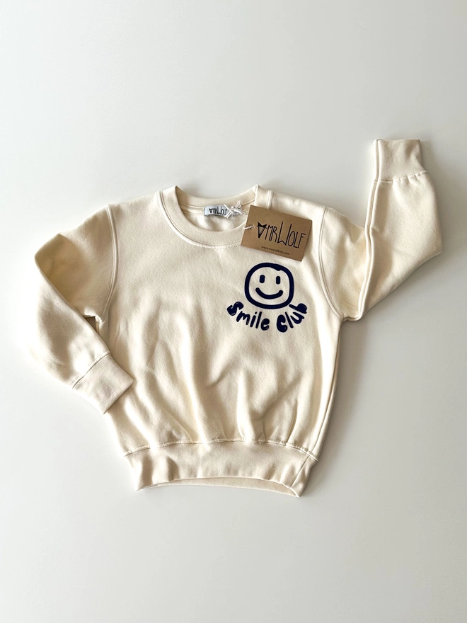 Smile club sweatshirt kids toddlers babies