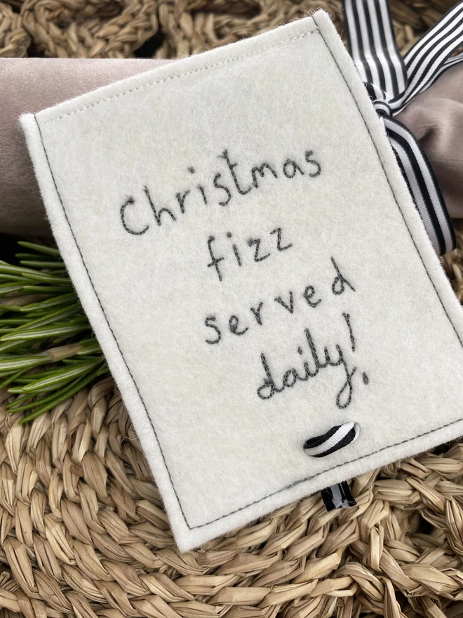 Christmas Personalised Message Board Decoration