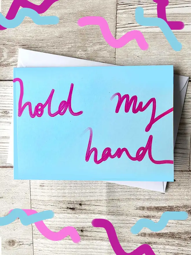 Here's my hand for you to squeeze