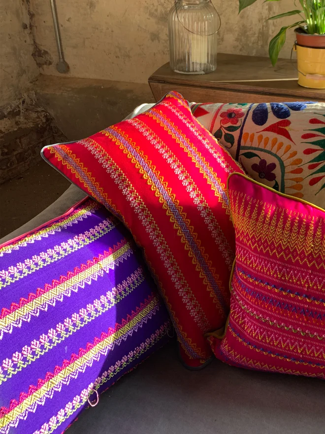 Myanmar Acheik Cushions