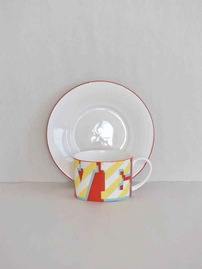 love cup and saucer