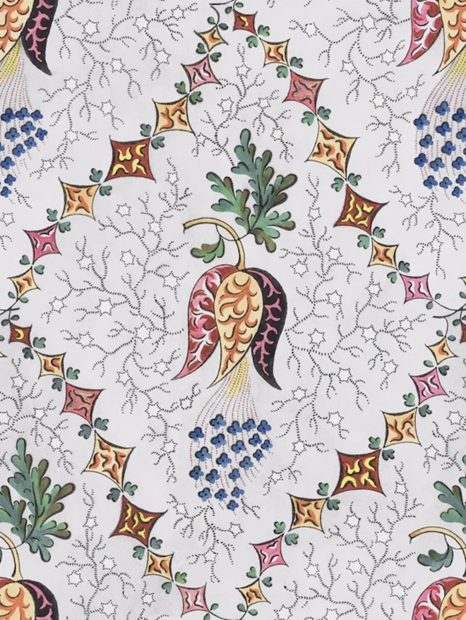 Harlequin In Folk Wallpaper