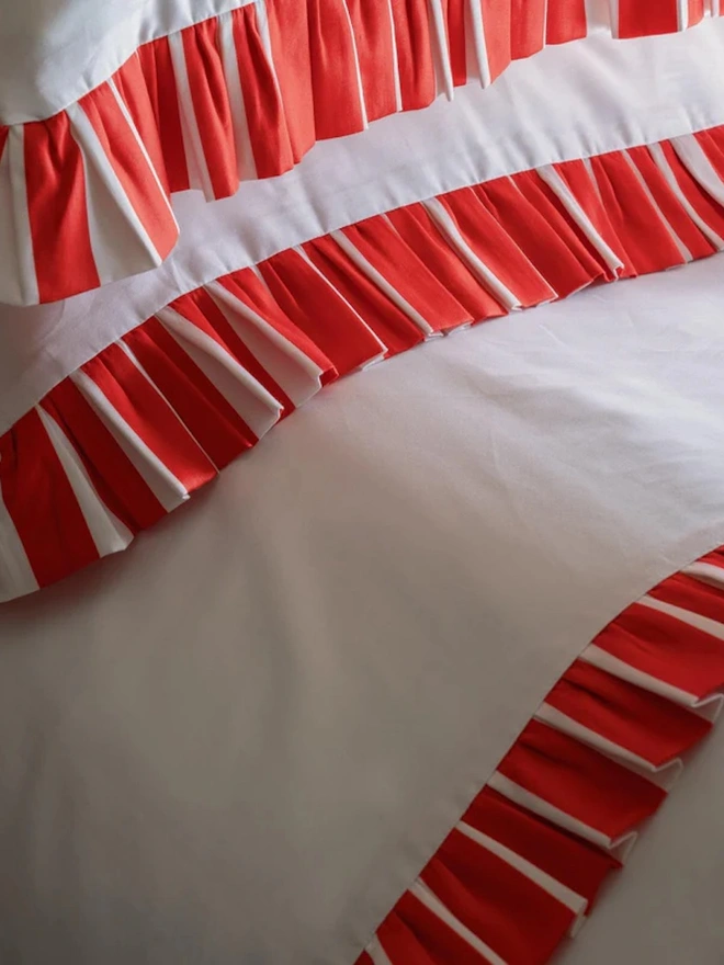 Candy Cane Luxury Cotton Bed Set