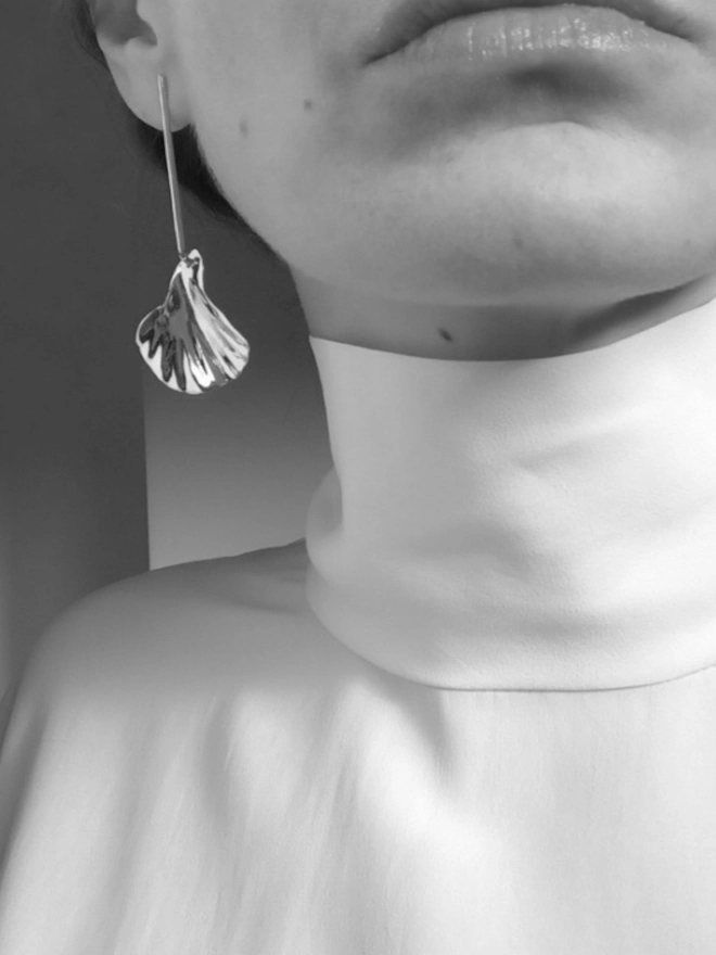 modern dangly earrings