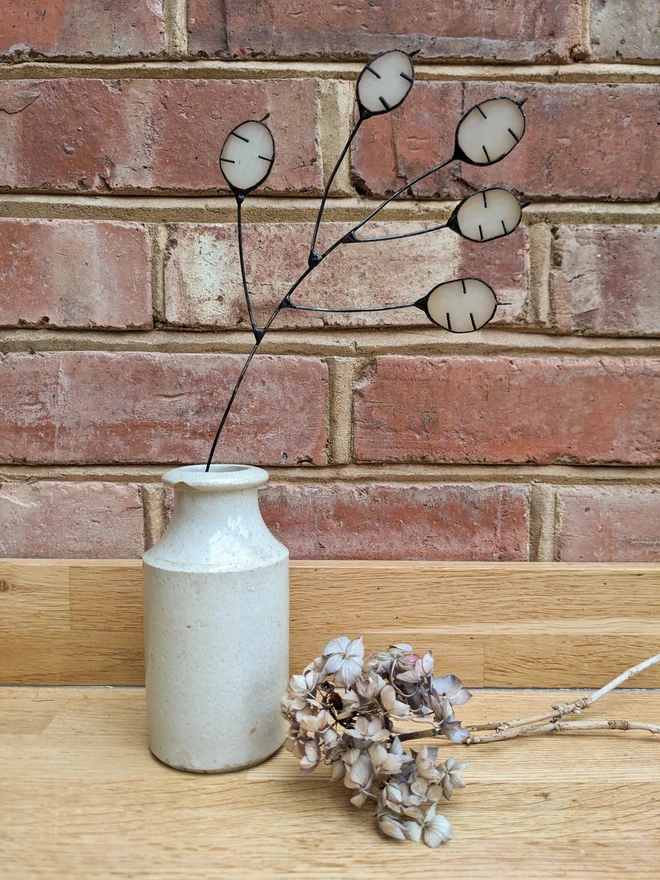 Stained Glass Flower Honesty (Lunaria)